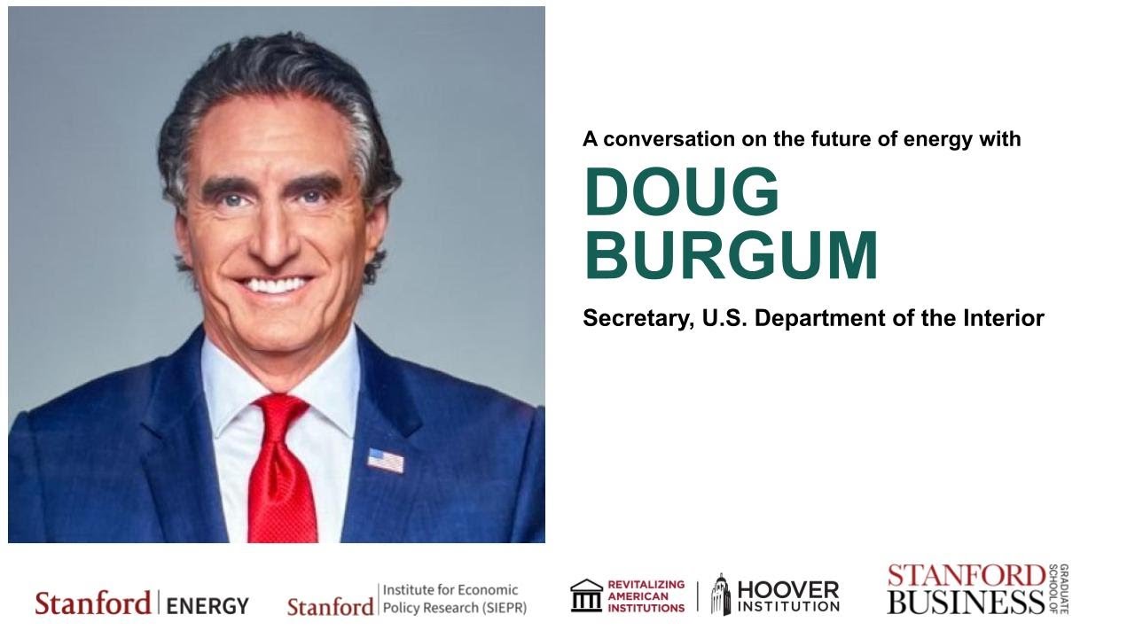 Douglas Burgum, Secretary of the Interior - The Future of Energy