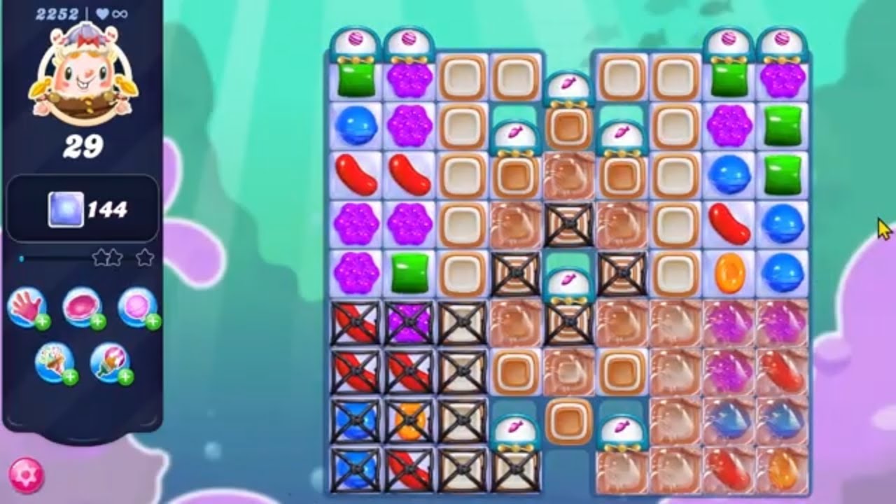 Candy Crush Saga LEVEL 2252 NO BOOSTERS (new version)