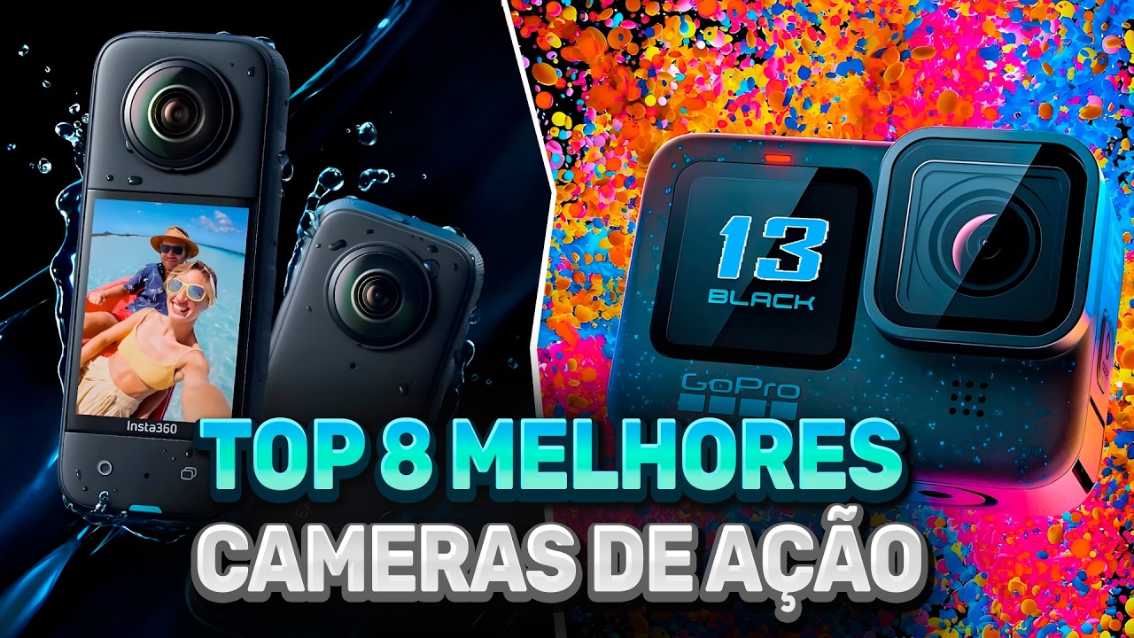 TOP 8 CÂMERAS de AÇÃO CUSTO BENEFÍCIO de 2026! ‹ 300 R$ até 2 MIL ›