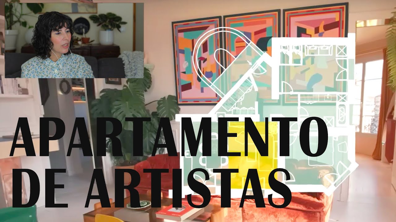 69 m2 de cor, texturas, soluções criativas num apartamento divertido.