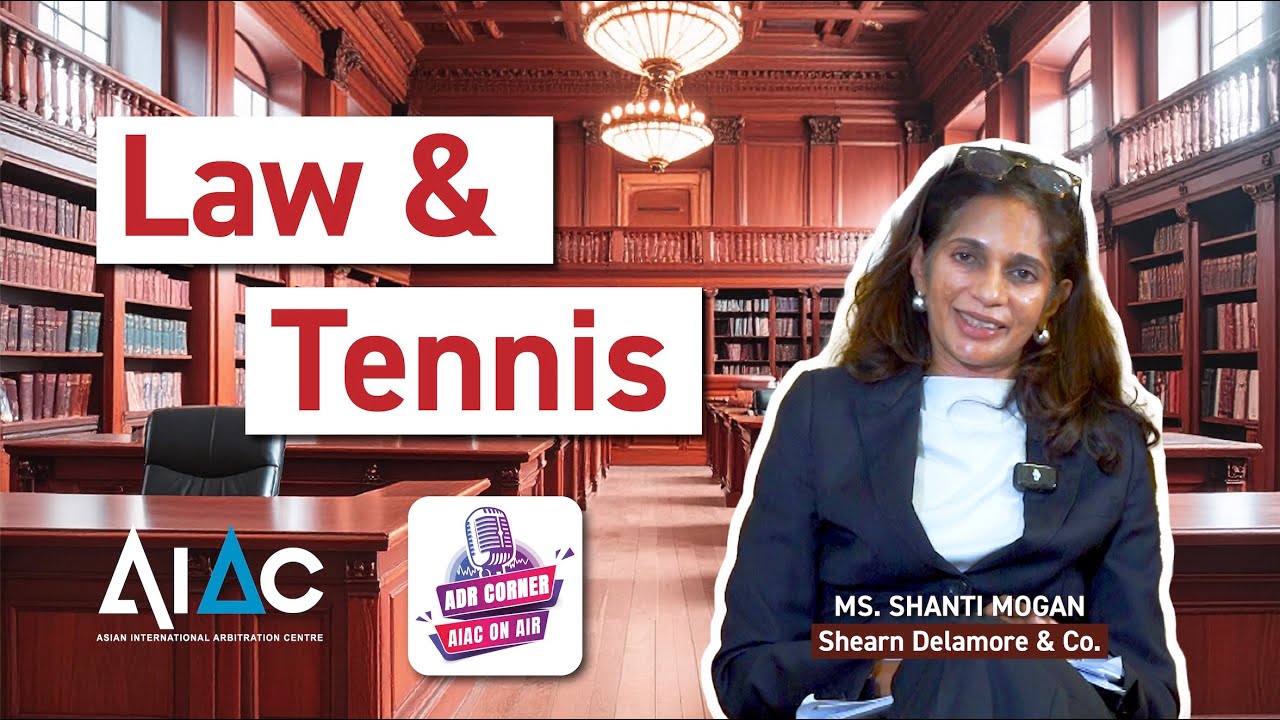 AIAC on Air: Law & Tennis ft. Ms. Shanti Mogan | EP 01
