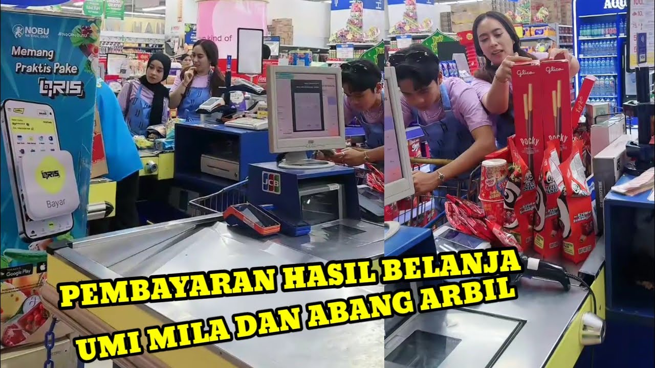  SERU❗PEMBAYARAN BELANJA MILA DAN ARBIL DIKASIR. 