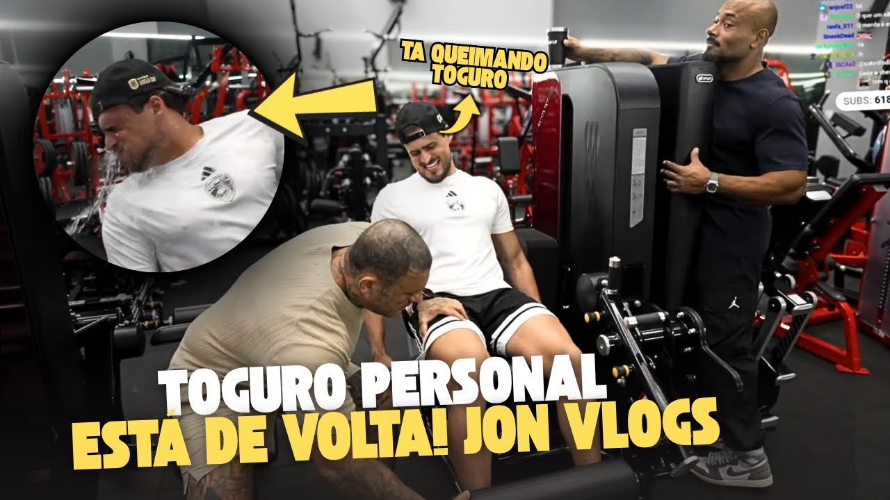 TOGURO PERSONAL ESTÁ DE VOLTA! JON VLOGS TOMOU AGUA NA CARA E DESISTIU...