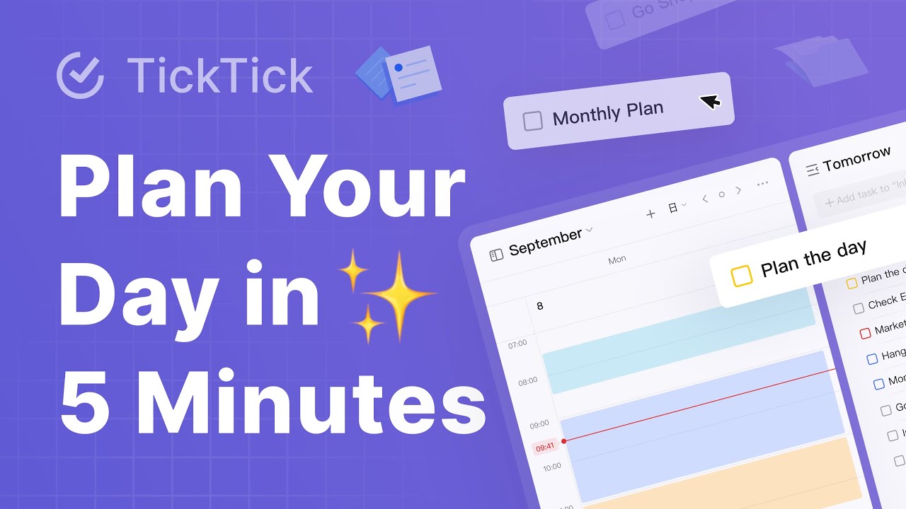 Quick Daily Planning with TickTick: 5 Minutes to Organize Your Day Efficiently