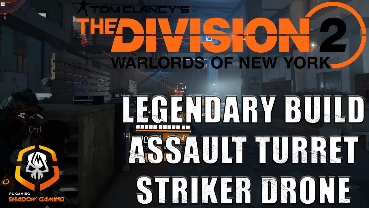 DIVISION 2 | BEST LEGENDARY SKILL BUILD | ASSAULT TURRET AND STRIKER DRONE