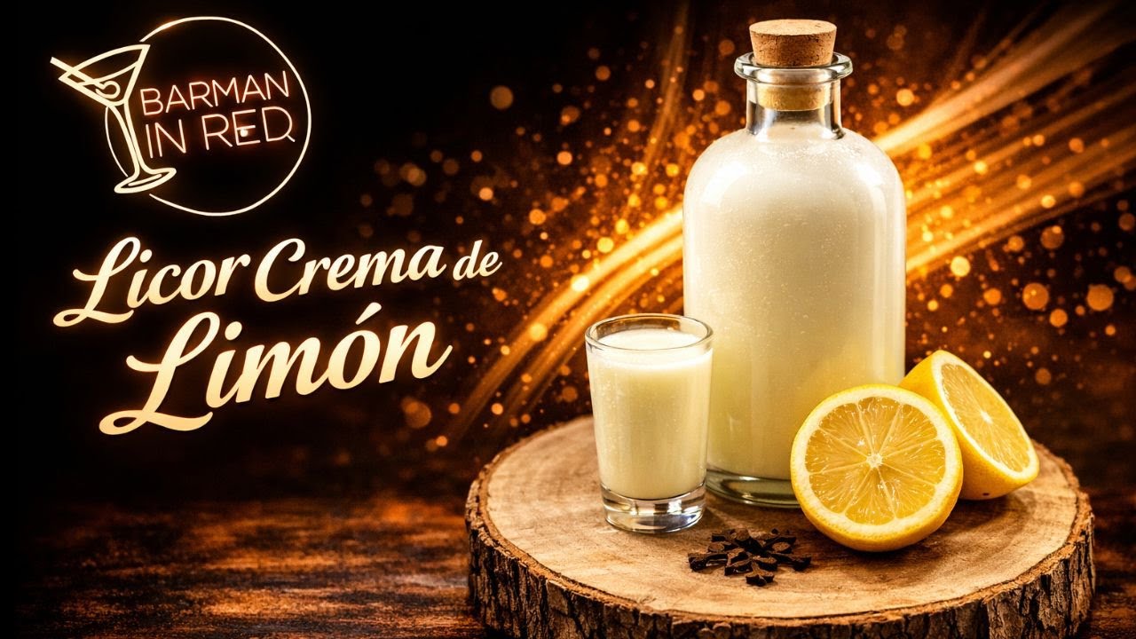 LICOR CASERO DE CREMA DE LIMÓN