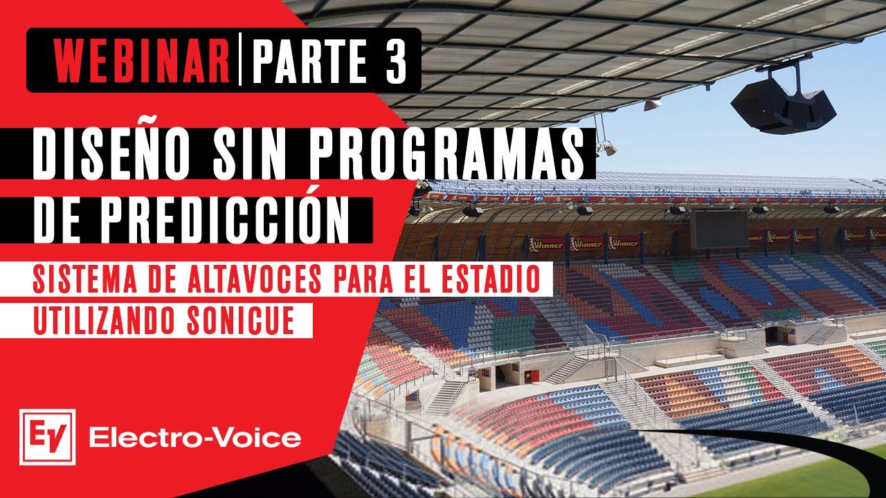 Diseño sin programas de predicción  Caso práctico:Diseñando un estadio parte 3