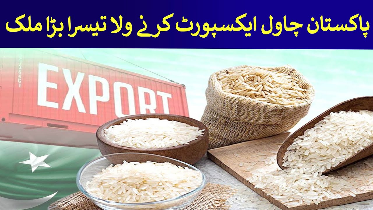 Pakistan's becomes 3rd largest Rice Exporter | Rich Pakistan