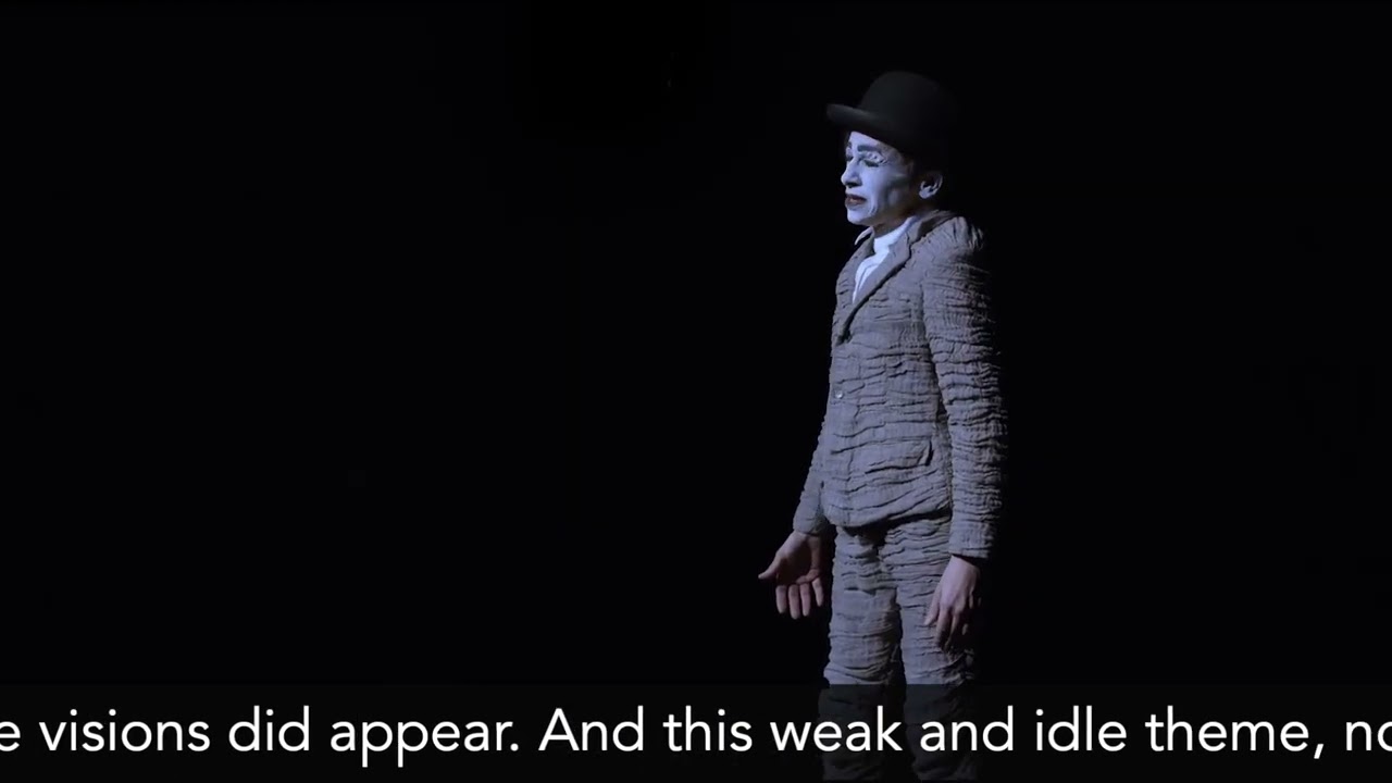 Puck' epilogue - Kathryn Hunter. Additional music by Peter Hassmann