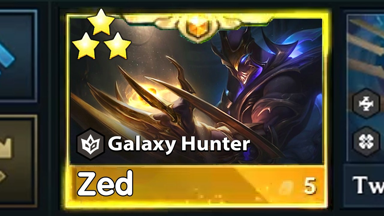 *World First* Zed 5-Cost 3-Star! 1v9! ⭐⭐⭐ | TFT Set 17