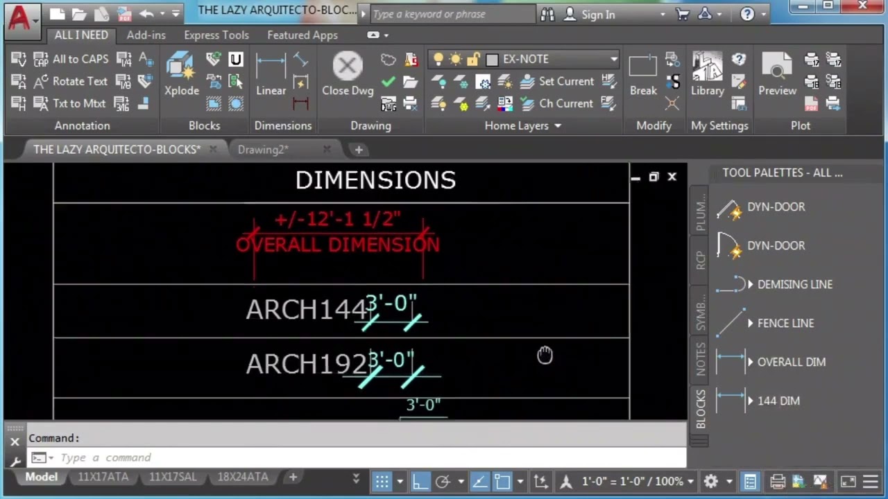 How to Add Anything to Tool Palettes in Autocad