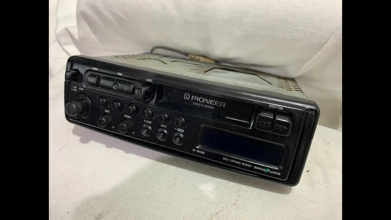 Toca-fitas Pioneer KE-2850QR - Teste