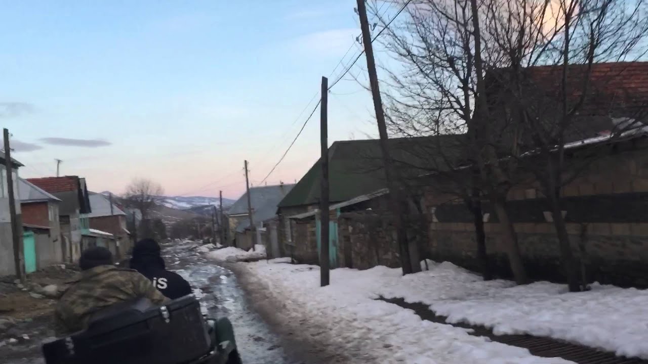 Ново-Ивановка Азербайджан Gedebey Novo-Ivanovka 13.01.2016