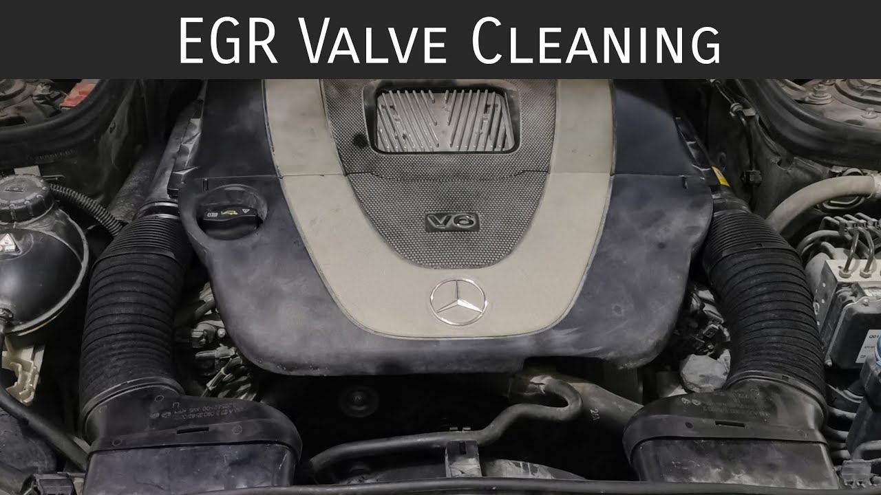EGR/Air Shutoff Valve Cleaning | Mercedes M272 Engine E-Class W212
