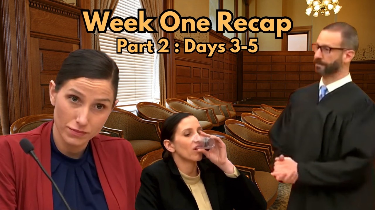 Week One Recap- Kouri Richins Trial - Part 2 - Days 3-5