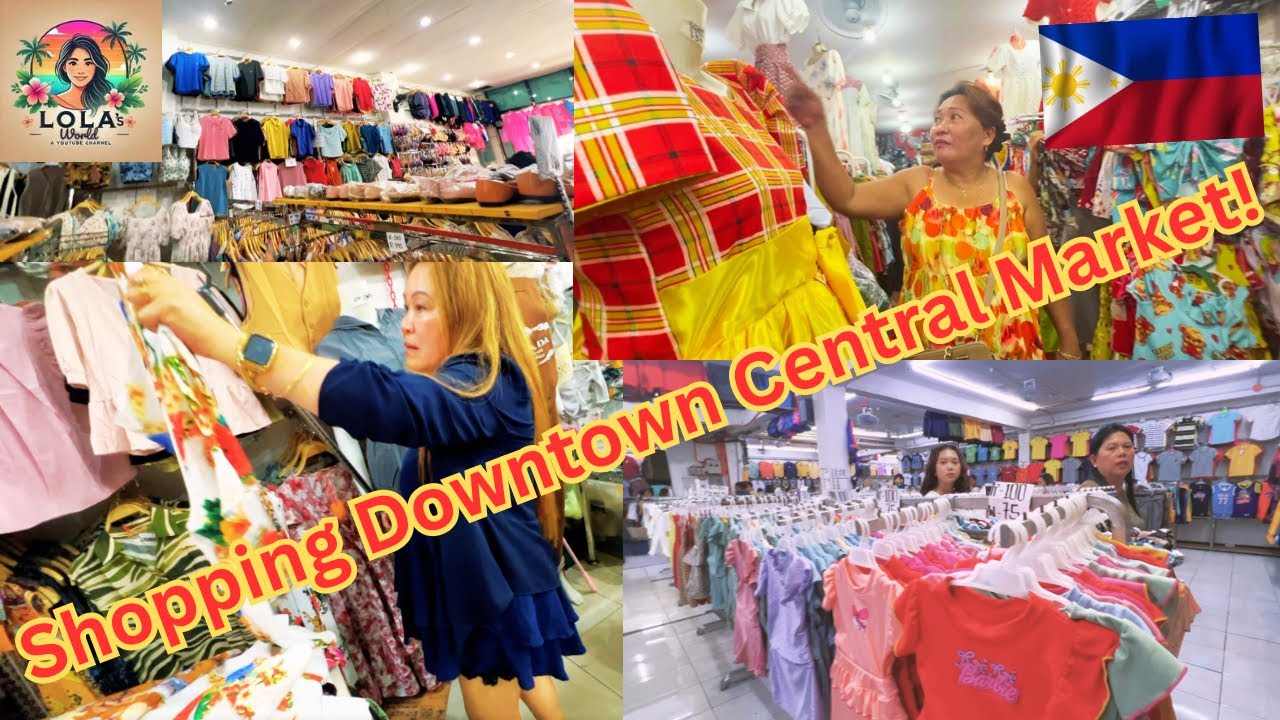 Shopping Downtown Central Market Bacolod Philippines 🇵🇭 + Exploring Libertad Fresh Fruits Market!🍍🍉🍎