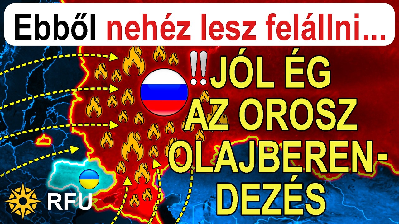 Már. 03: Az orosz olajinfrastruktúra több irányból érkező, PUSZTÍTÓ TÁMADÁSOK SOROZATÁT szenvedte el