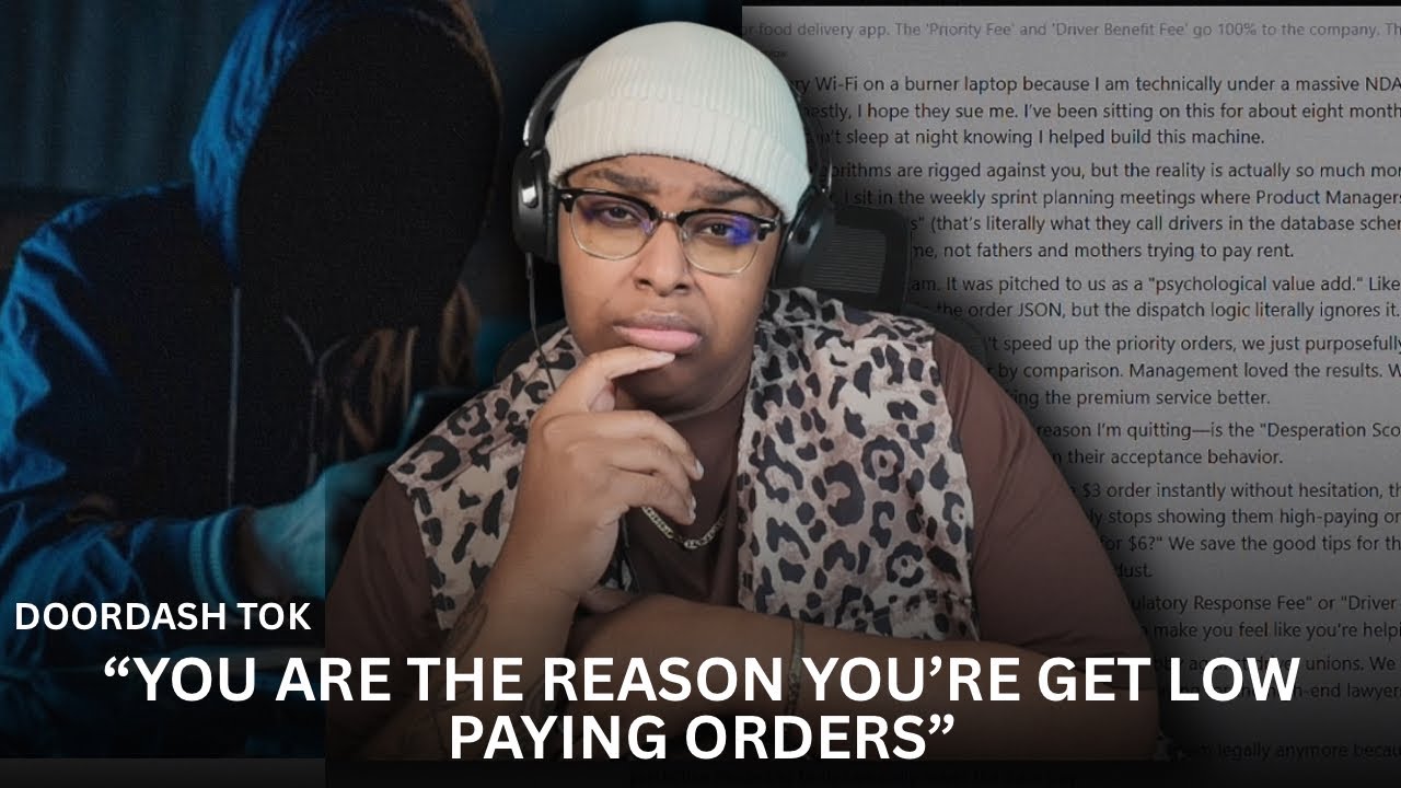 ALLEGED DOORDASH WHISTLEBLOWER EXPOSE THE 