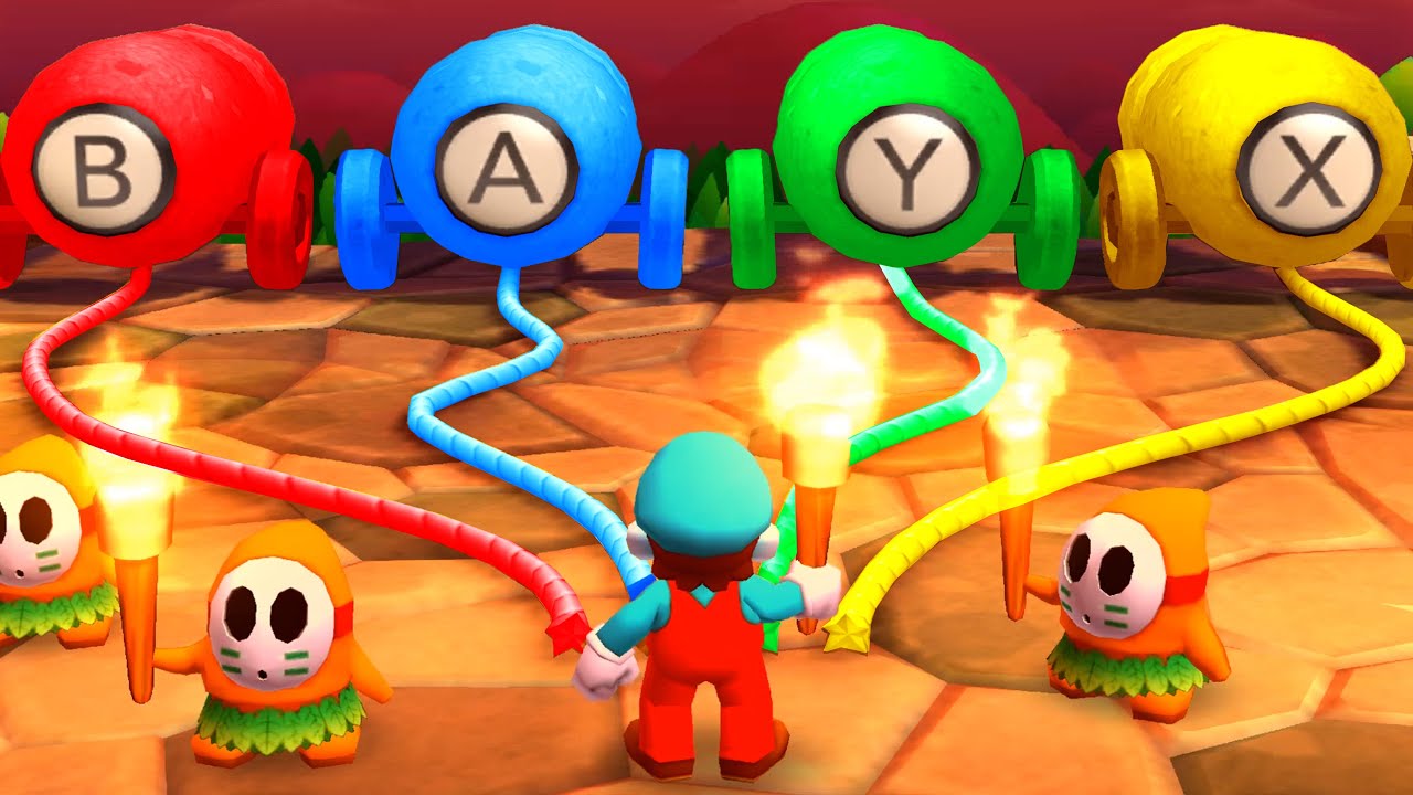 All Minigames | Mario Party The Top 100 - Mario Vs Peach Vs Luigi Vs Daisy (Master Com)