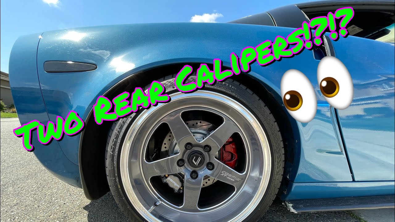 Dual Caliper and Hydro on C6 Drift Vette