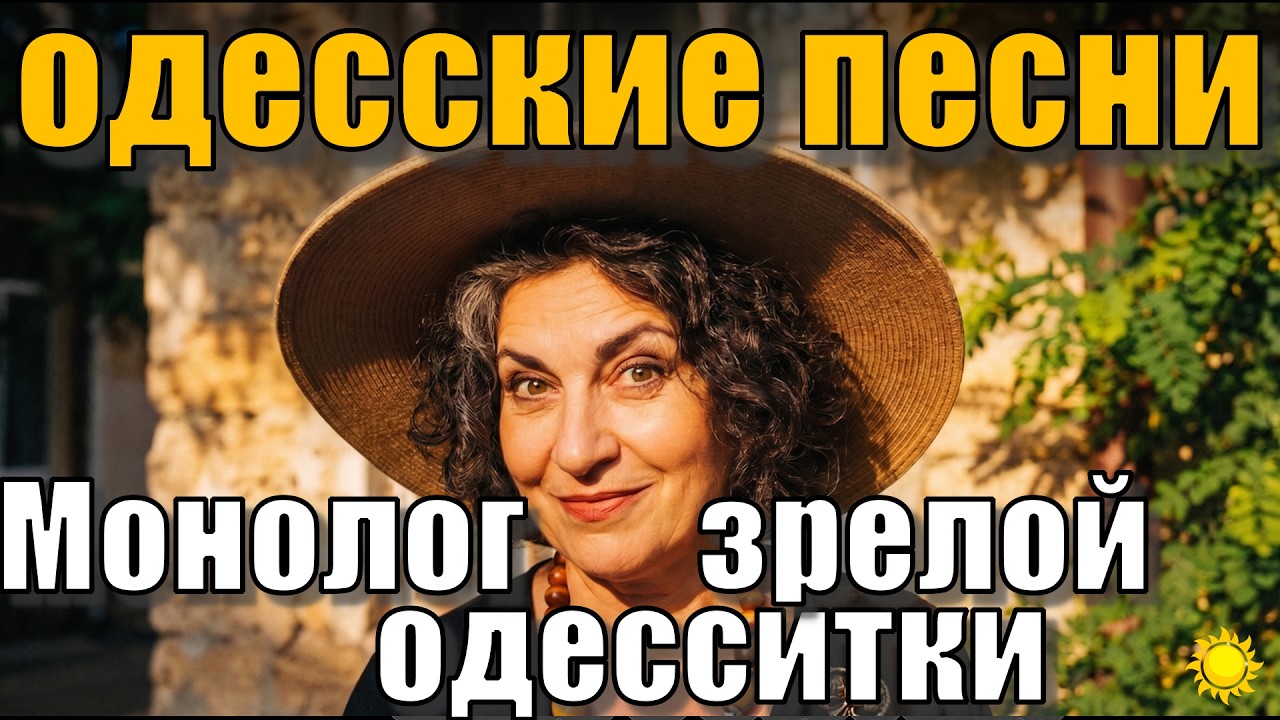 Монолог зрелой одесситки! Песня за Одессу. Odessa song
