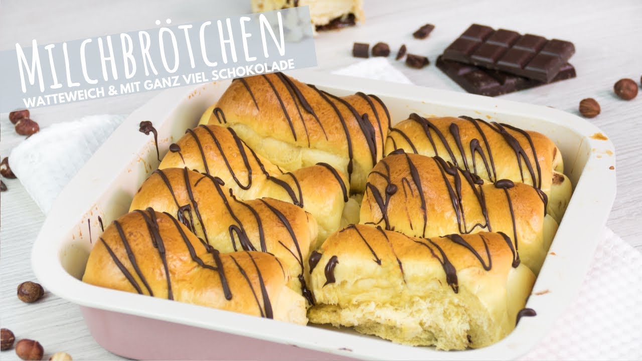 Milchbr&ouml;tchen | Watteweiche mit Schokoladenf&uuml;llung