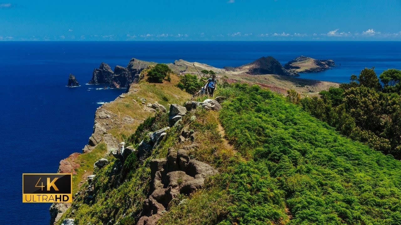 Larano Cliff Hike, Madeira Island  | 4K | DJI Mavic Air 2 & Mini 2