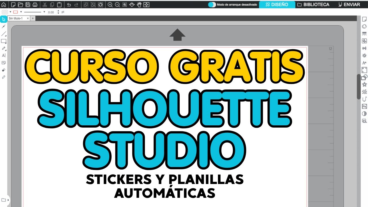 Stickers en Silhouette Studio paso a paso