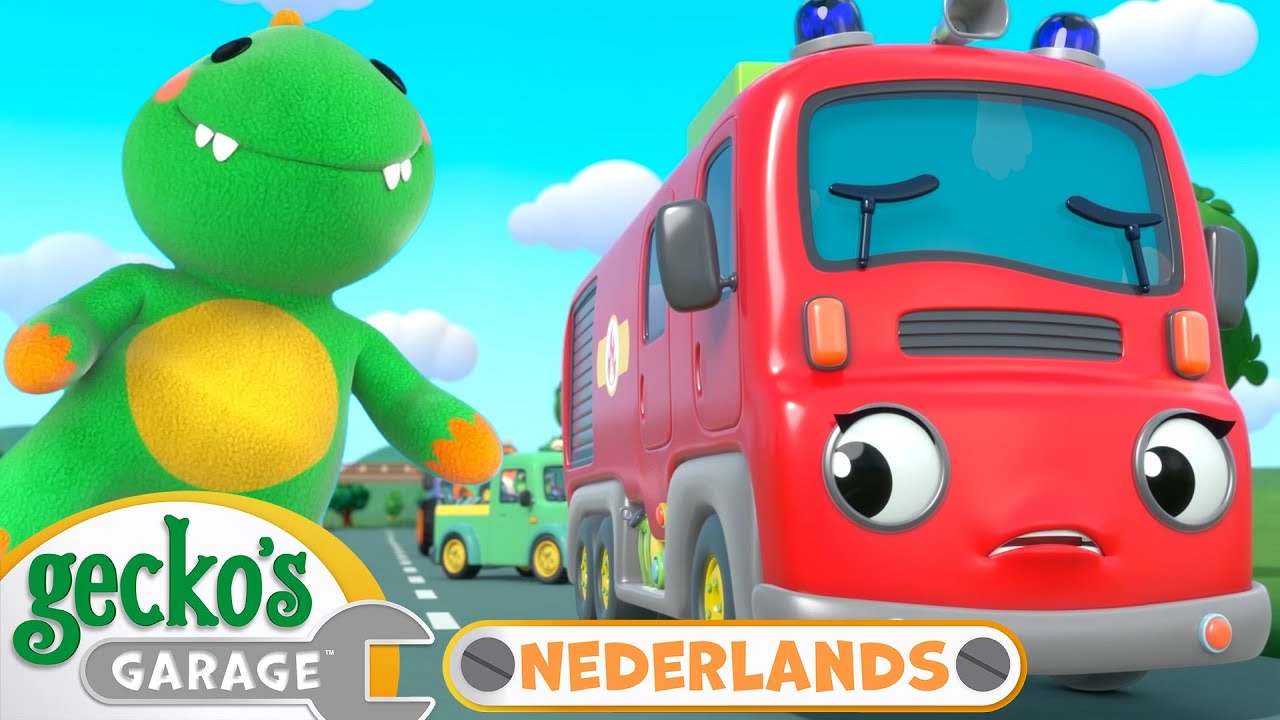 Molly is haar knuffel kwijt 🧸| Gecko's Garage Nederlands | Vrachtwagen Cartoons Voor Kinderen