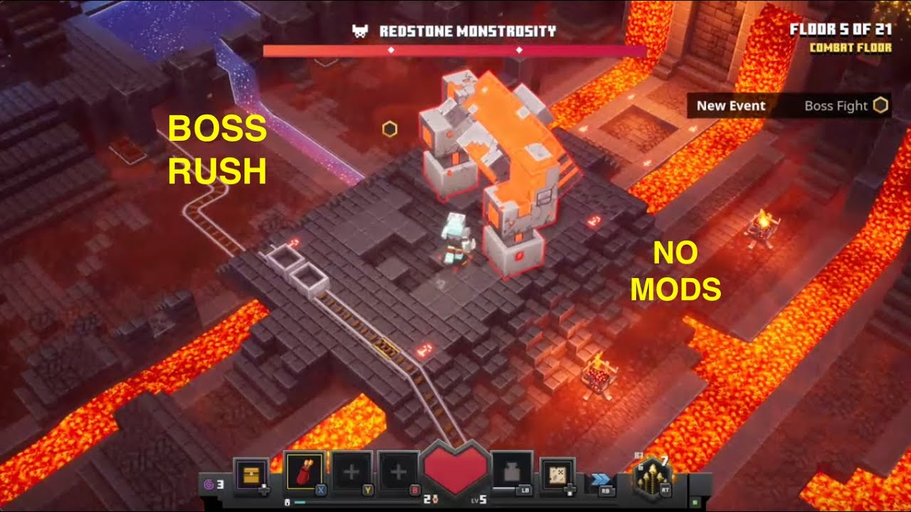 Minecraft Dungeons Boss Rush