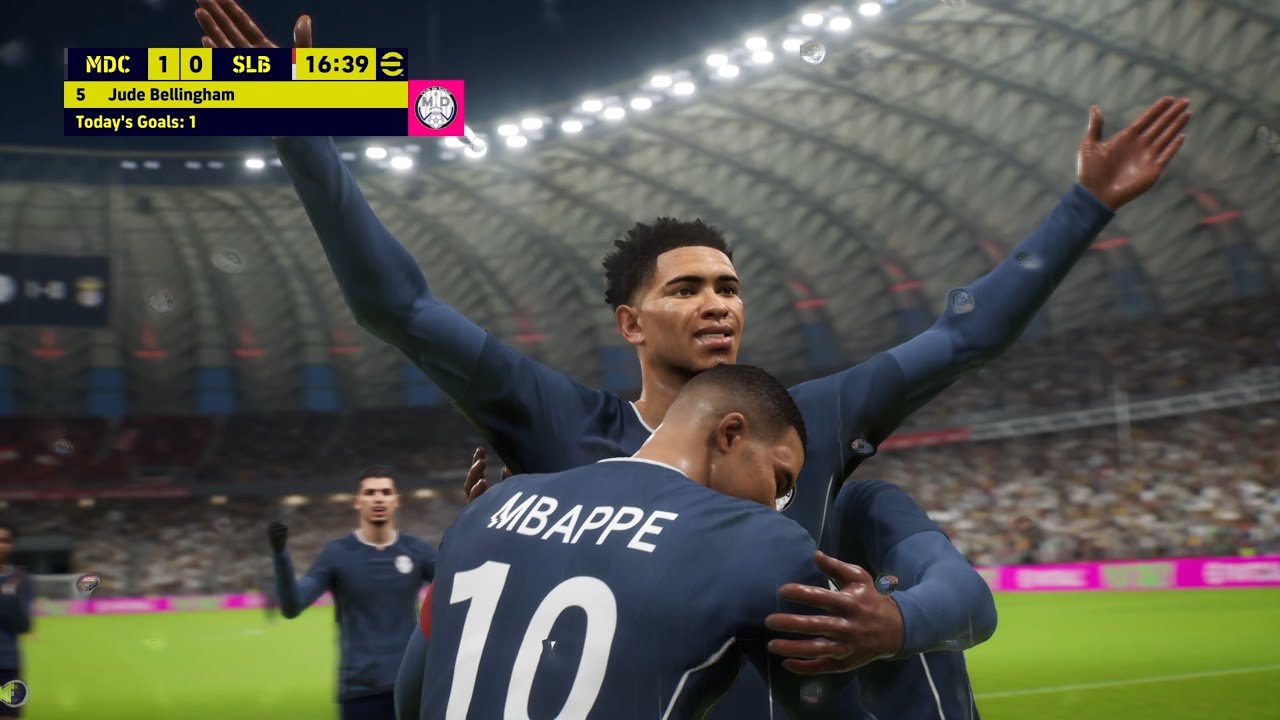 eFootball REAL MADRID 🆚 BENFICA |  UEFACHAMPIONS LEAGUE FULL GAMEPLAY Ps5 PRO #efootball #realmadrid