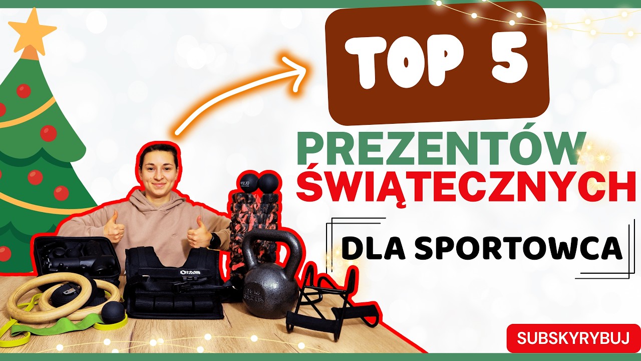 Nie kupuj prezentu dla sportowca dopóki nie obejrzysz tego filmiku! 5 niezwykle ciekawych pomysłów 🎅