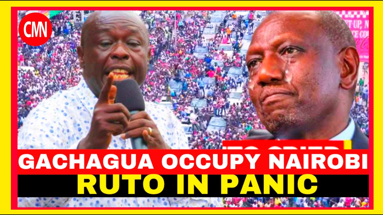 LIVE;GACHAGUA OCCUPY CBD NAIROBI FOR ONE TERM DECLARATION