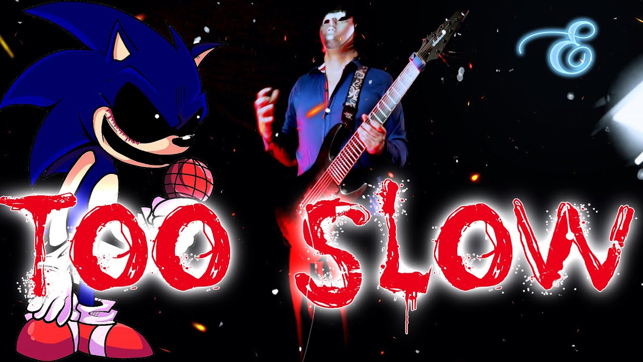 Too Slow (Friday Night Funkin vs. Sonic.EXE) Epic Guitar Battle | Ediern ft. TITAN