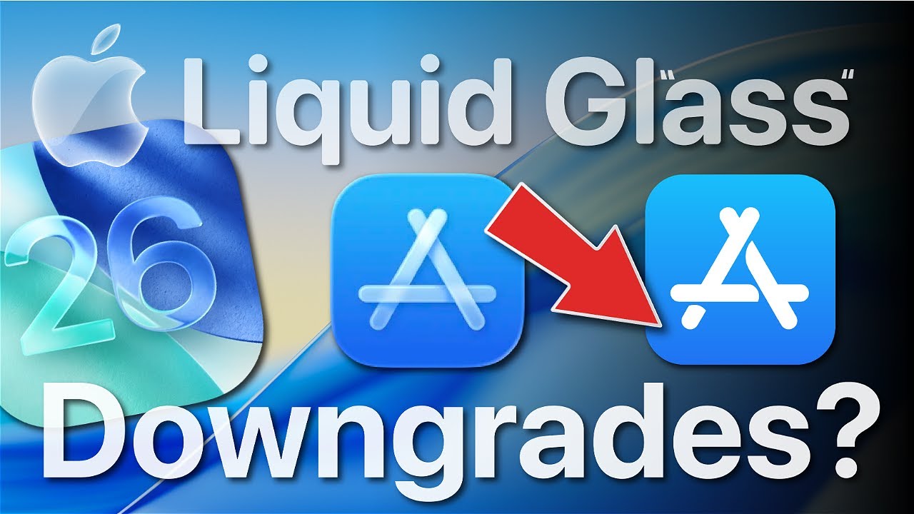 Была ли понижена версия Liquid Glass? Сравнение с бета-версией iOS 26