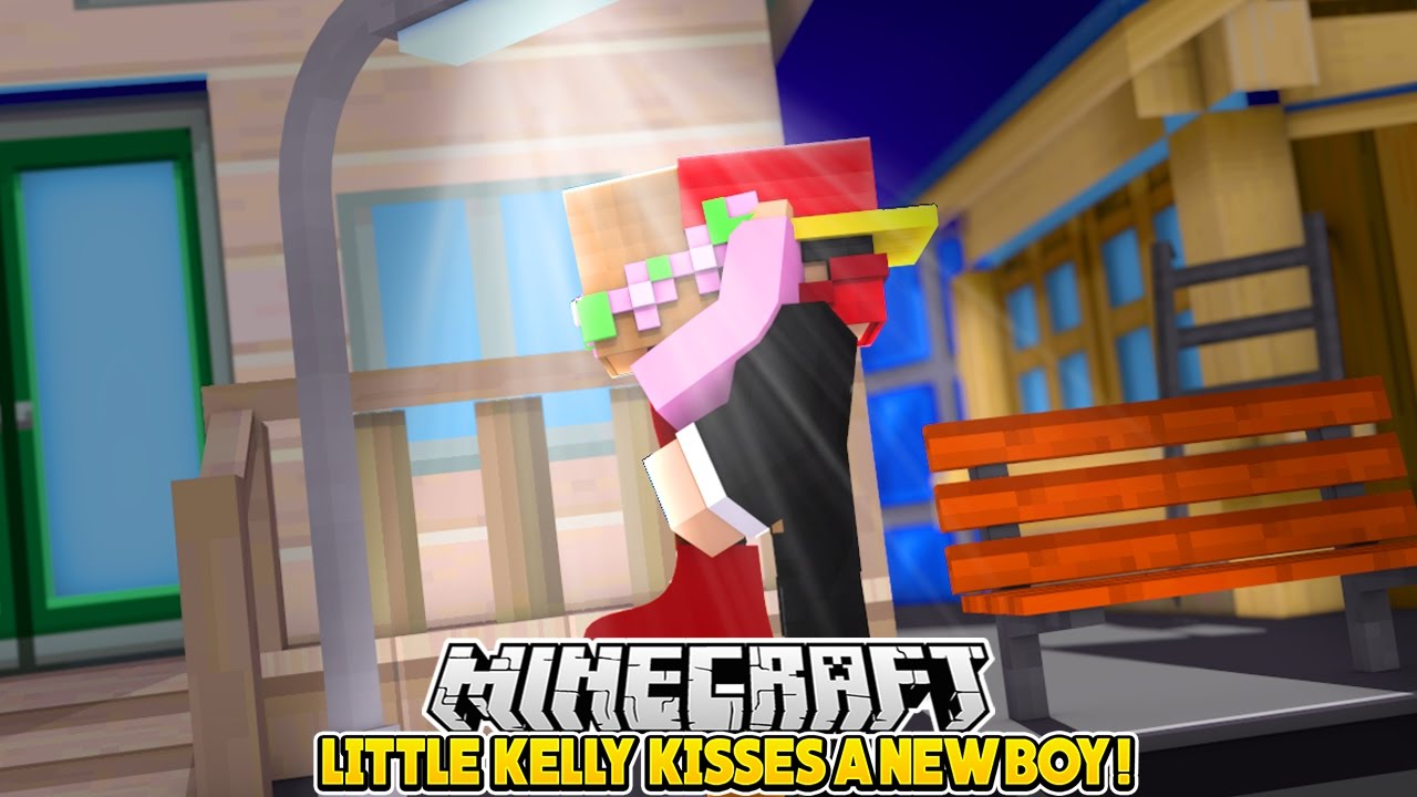 LITTLE KELLY KISSES A NEW BOY!!! - Minecraft Little Club Adventures