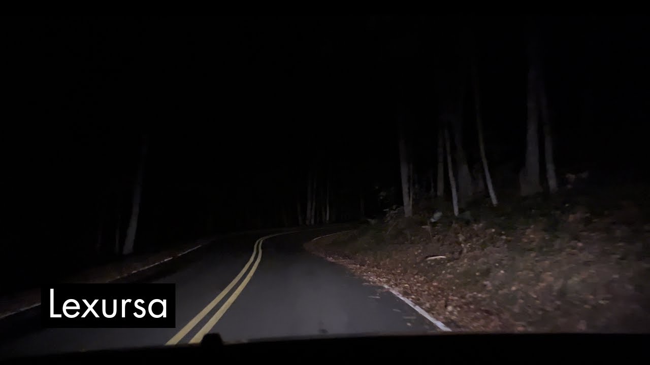 A Spooky Night Drive on an Appalachian Mountain Road