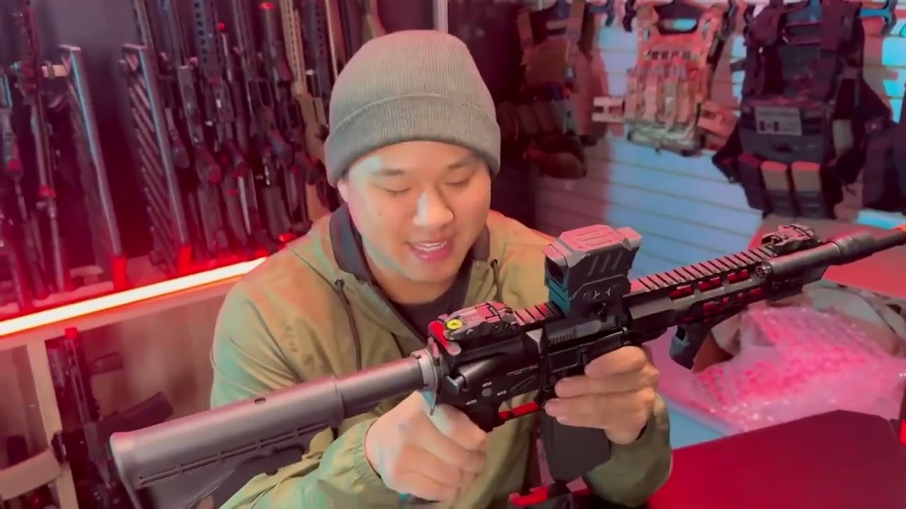 Hardest Kicking CO2 Blowback Airsoft Rifle KLI SR4 Cold Weather shooting #airsoft #airsoftgi #review