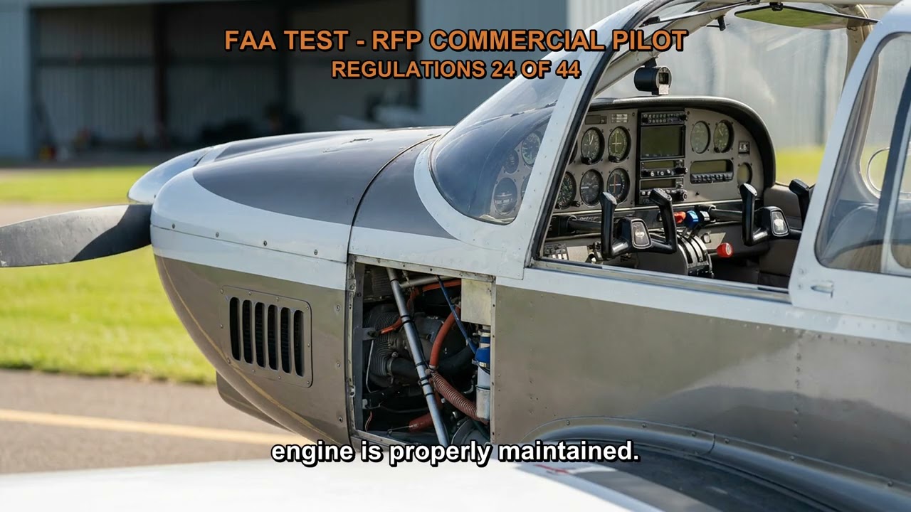 FAA TEST - RFP COMMERCIAL PILOT - REGULATIONS Q5095, Q5101-2, Q5104, Q5535, Q5535-1 (24-44)