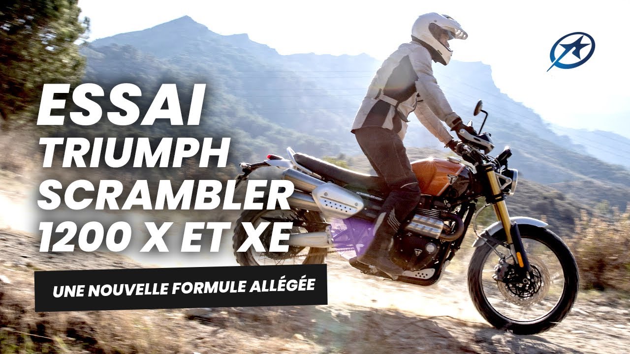 Comparo Triumph Scrambler 1200 X et XE - Essai (2023)