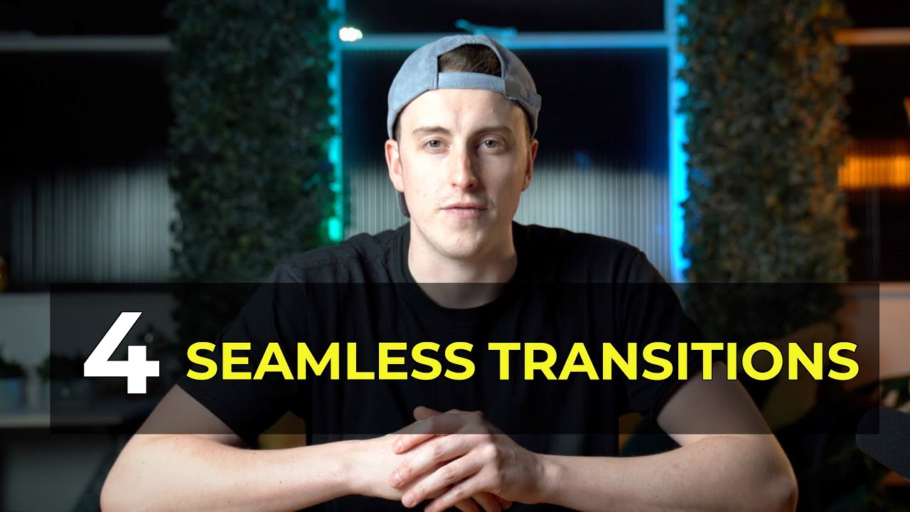 4 SMOOTH SEAMLESS TRANSITIONS... in 60 seconds! Help make your filmmaking FLOW!