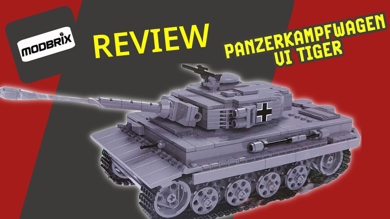 Panzerkampfwagen VI Tiger - MODBRIX - 16131015 - Unboxing, Aufbau, Fazit - Deutsch / German
