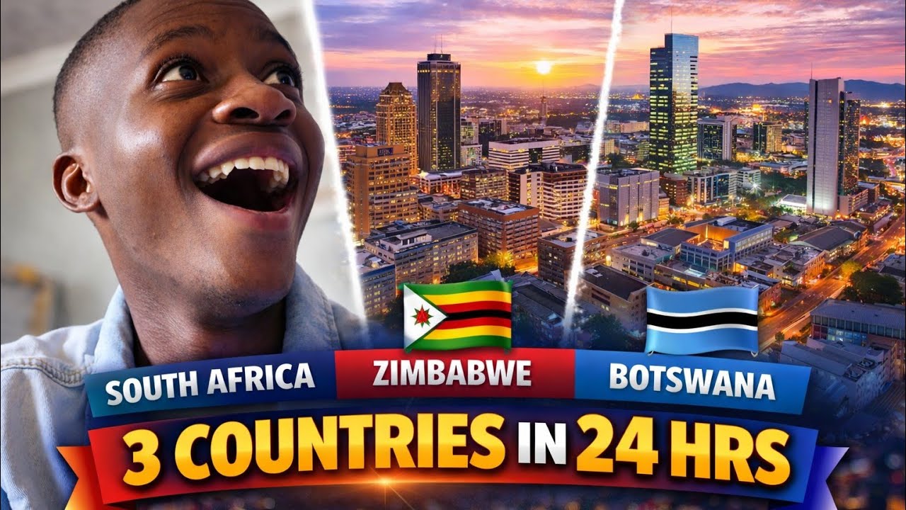 Road Trip from South Africa 🇿🇦 to Zimbabwe 🇿🇼 via Botswana 🇧🇼 (The journey, borders,vibes all in one