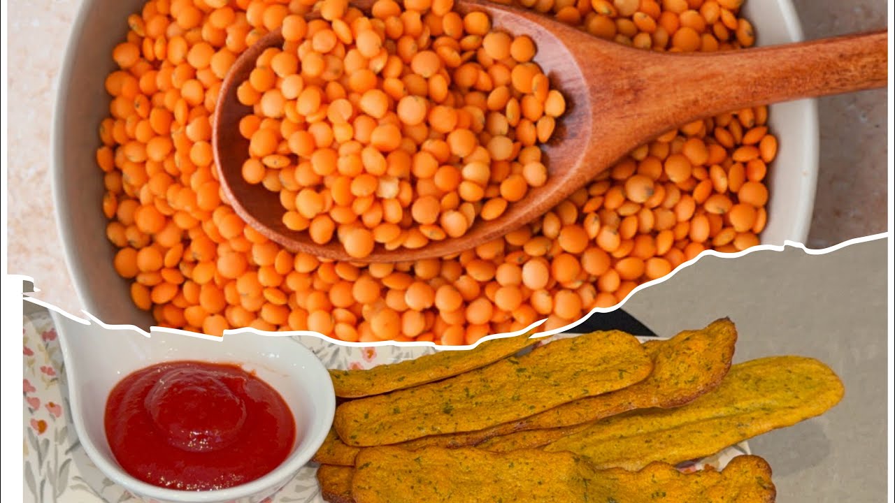ፕሮቲን ስናክስ ካብ ኣደስ /Healthy high-protein lentil crackers