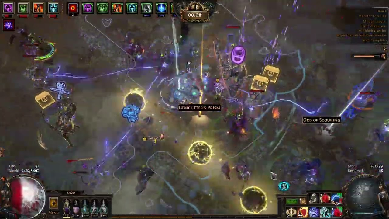 Arc Ignite Elementalist showcase : Legion farming.