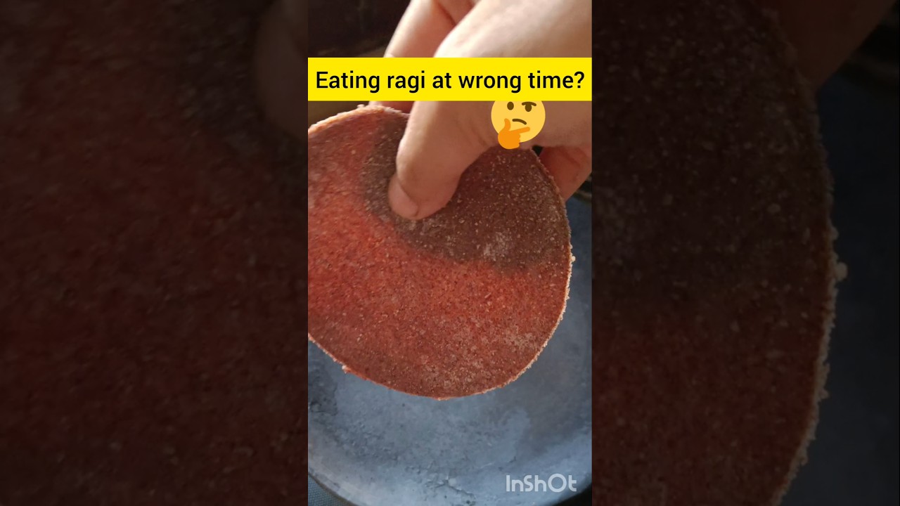 eating ragi? don't know the right time? #shortsfeed