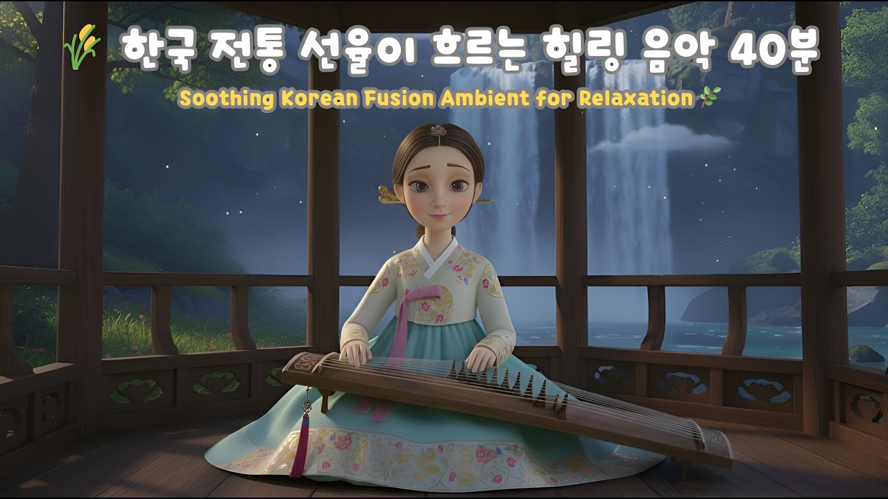 🌾 한국 전통 선율이 흐르는 힐링 음악 40분 | Soothing Korean Fusion Ambient for Relaxation 🌿