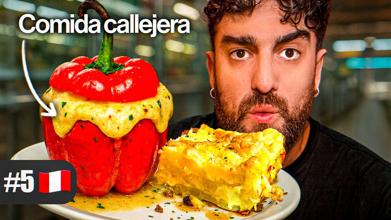 Probé el ROCOTO RELLENO más BRUTAL de Perú 🇵🇪