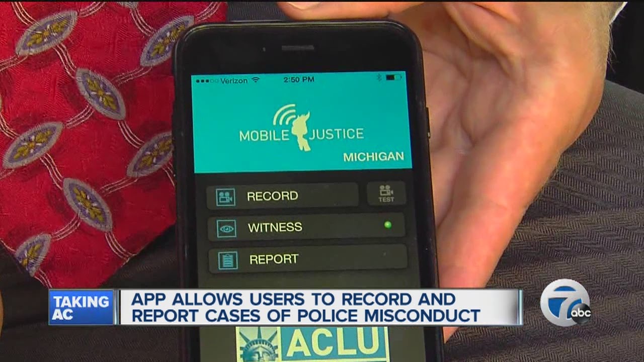 App allows users to record and report cases of police misconduct