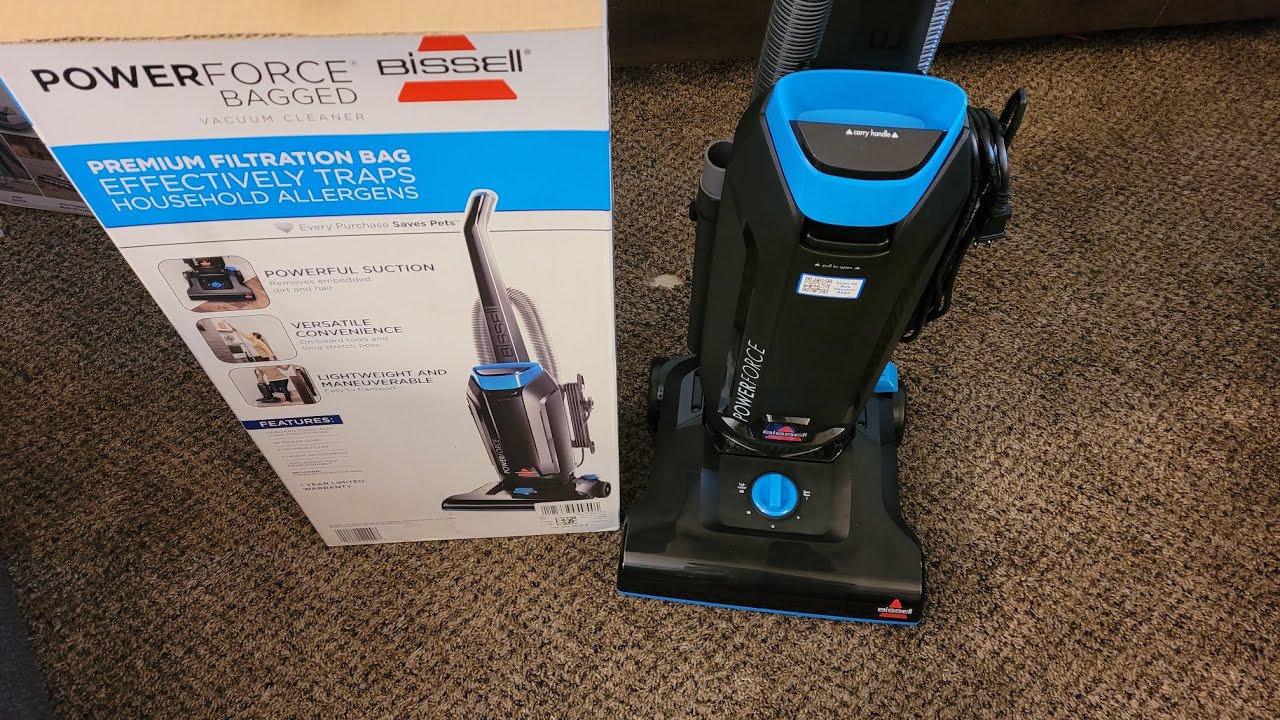Bissell PowerForce (1739) Bagged Vacuum Unboxing & Assembly Tutorial